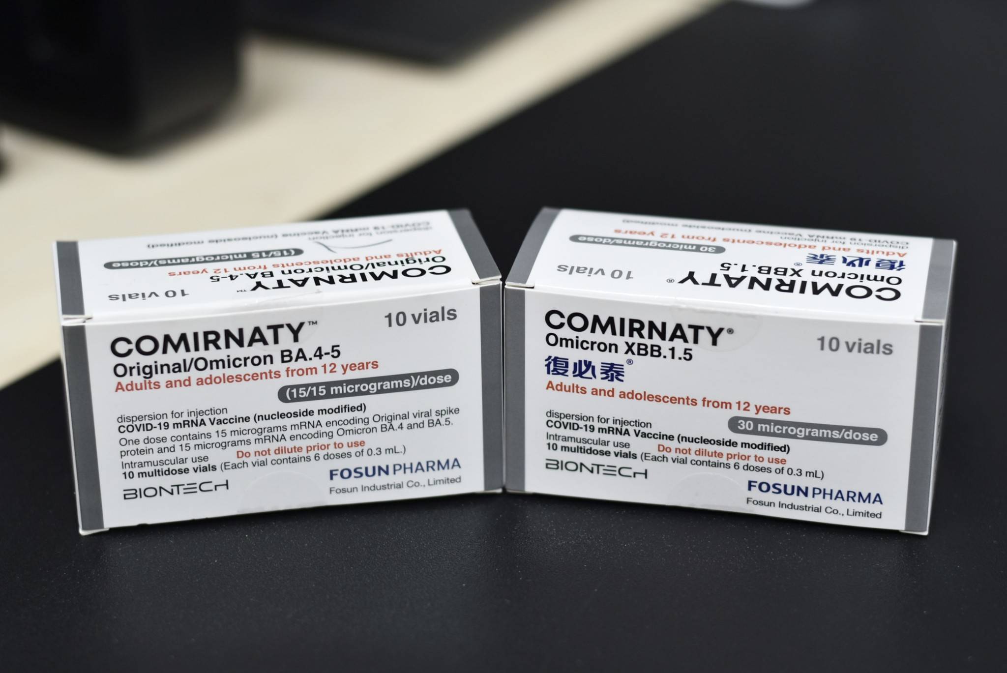 COMIRNATY Bivalent and XBB vaccines in Marina Medical.